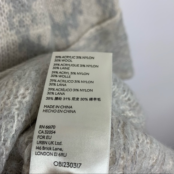 NEW Free People Like a Diamond Sweater Coat in Icy Diamonds Combo in Medium - Picture 13 of 16